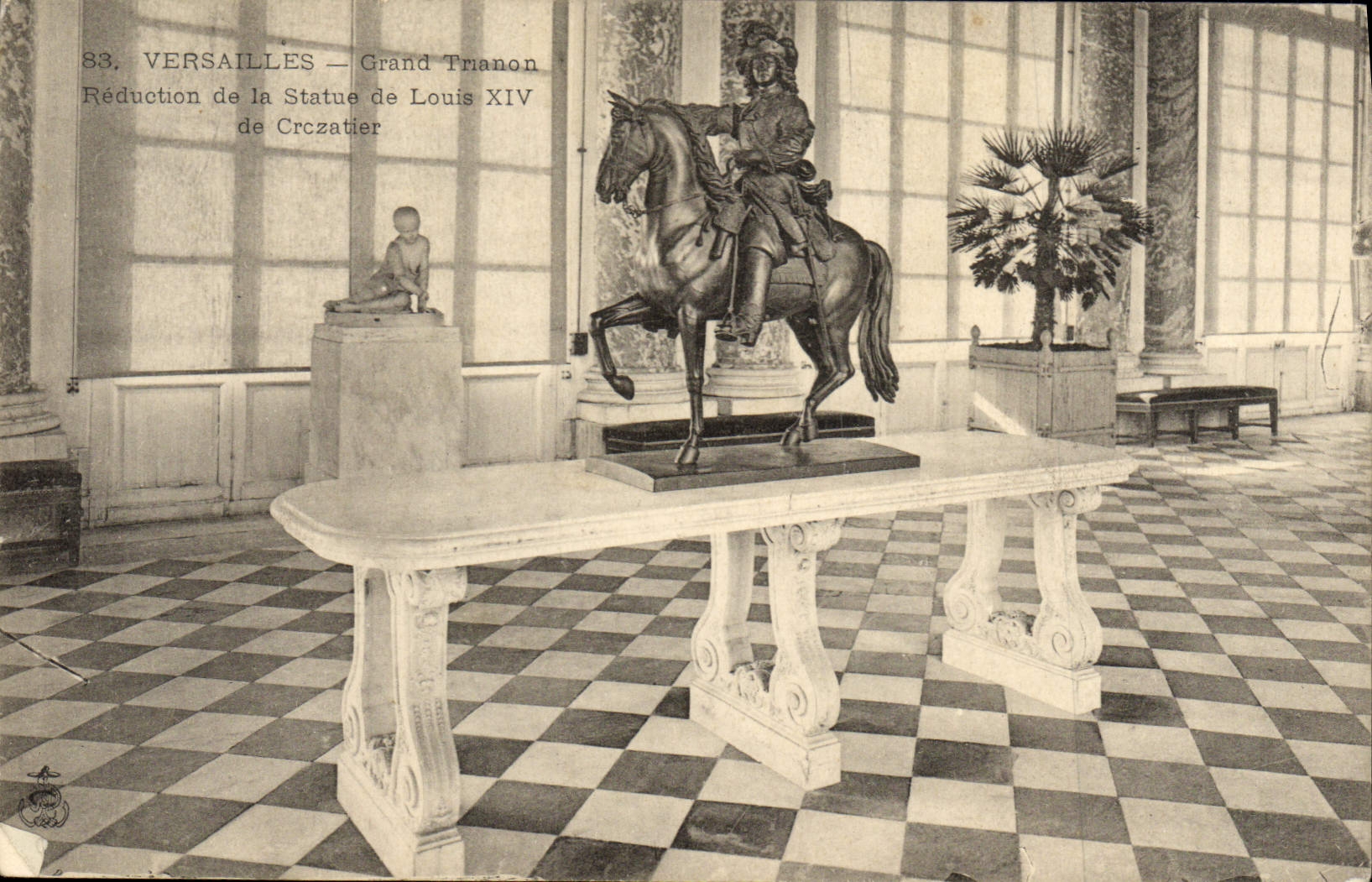 Versailles — Grand Trianon — Réduction de la Statue de Louis XIV