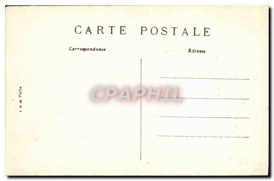 CPA Montlhery Vue Generale des Ruines — Rückseite