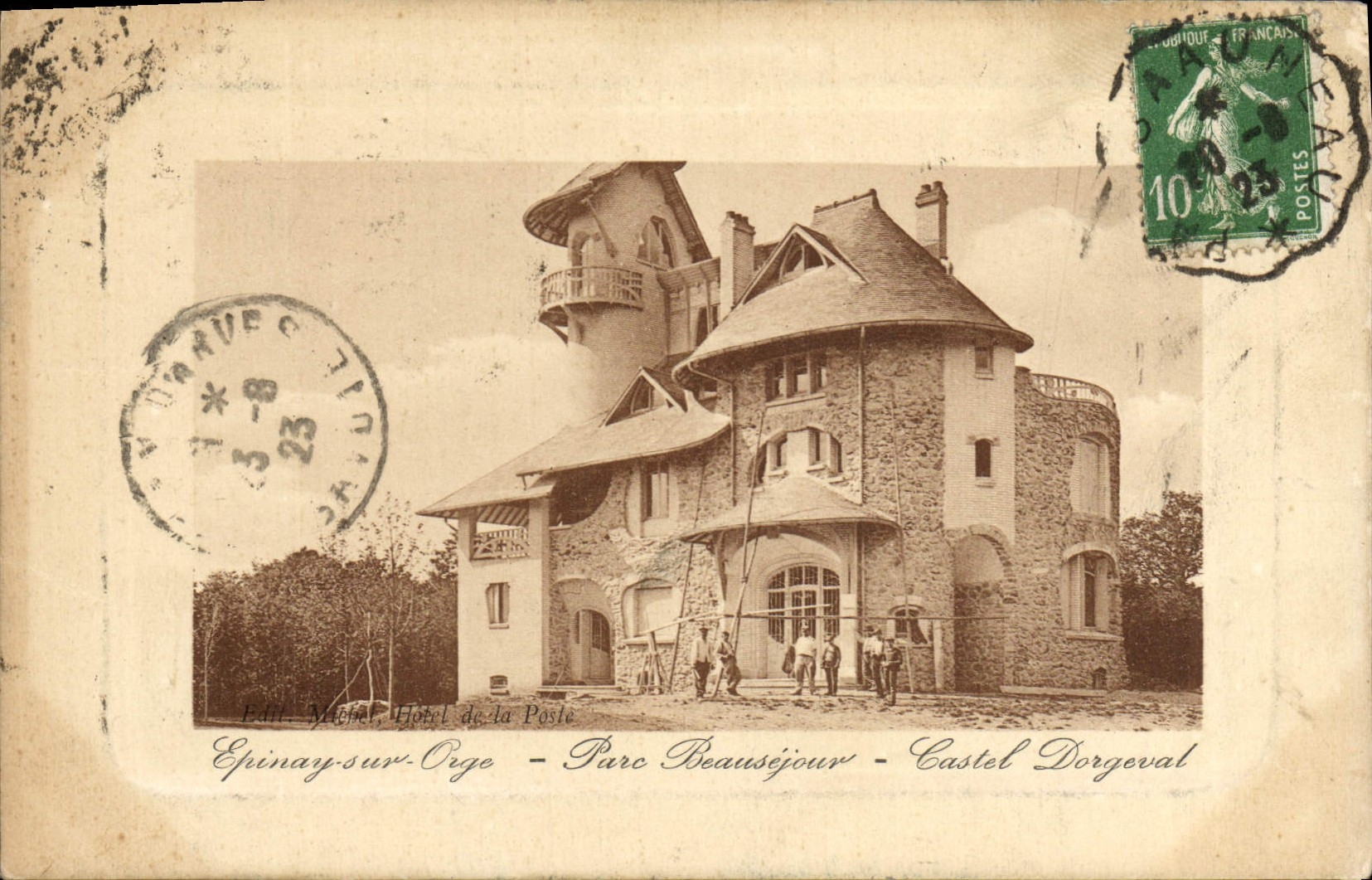 CPA Epinay sur orge Parc Beausejour Castel Dorgeval 