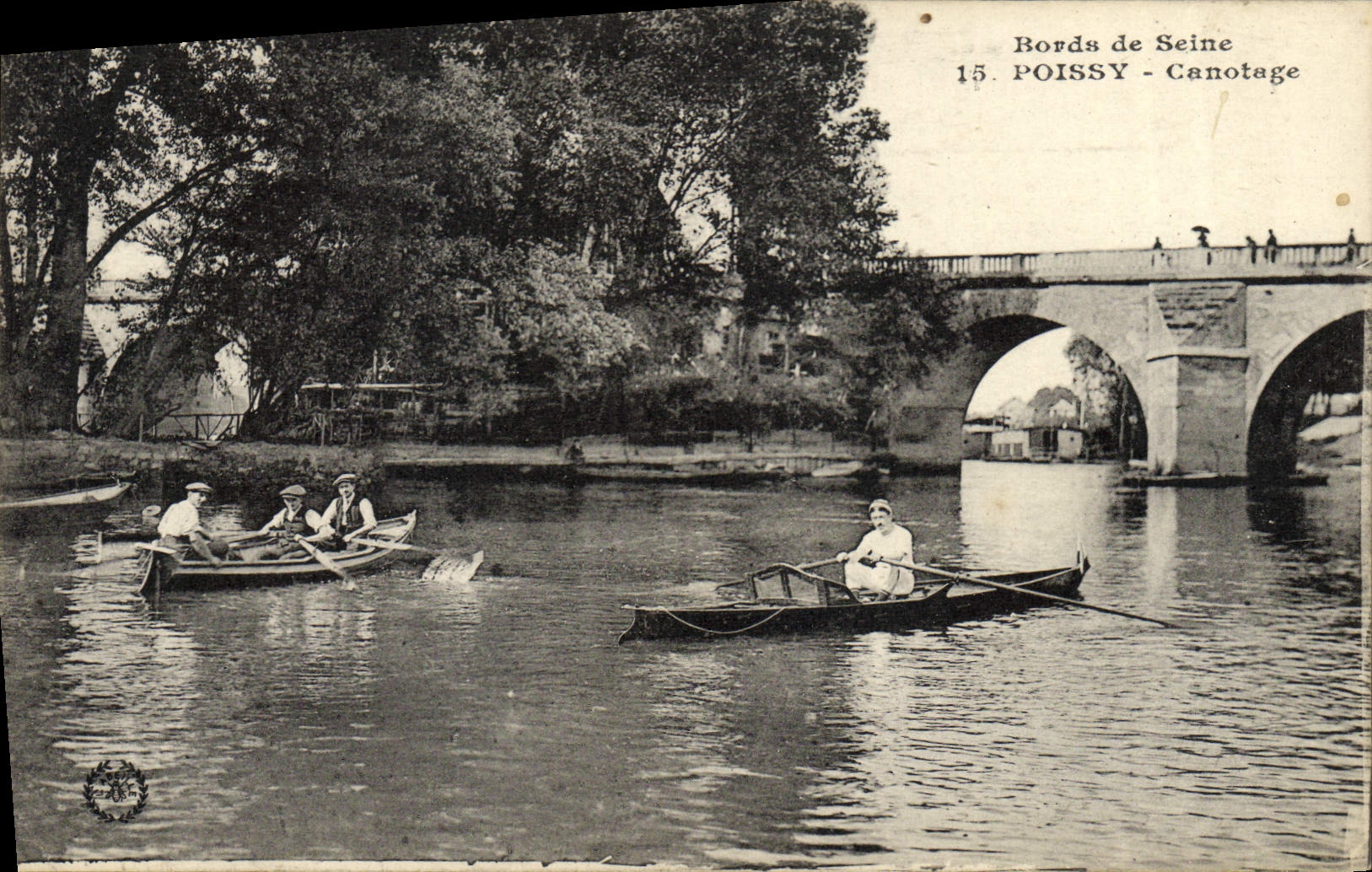 Bords de Seine — Poissy — Canotage — Imp. Photo L'Abeille, Paris, n°15