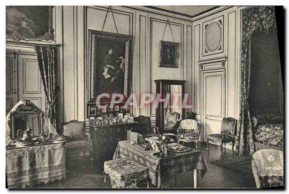 CPA Chateau de Dompierre Chambre de Madame la Duchesse de Luynes nee La Rochefoucauld