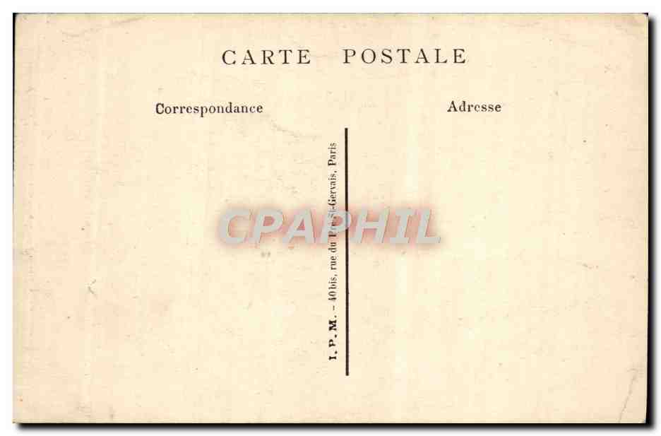CPA Saint Germain en Laye Notre Dame de Bon retour  — Verso