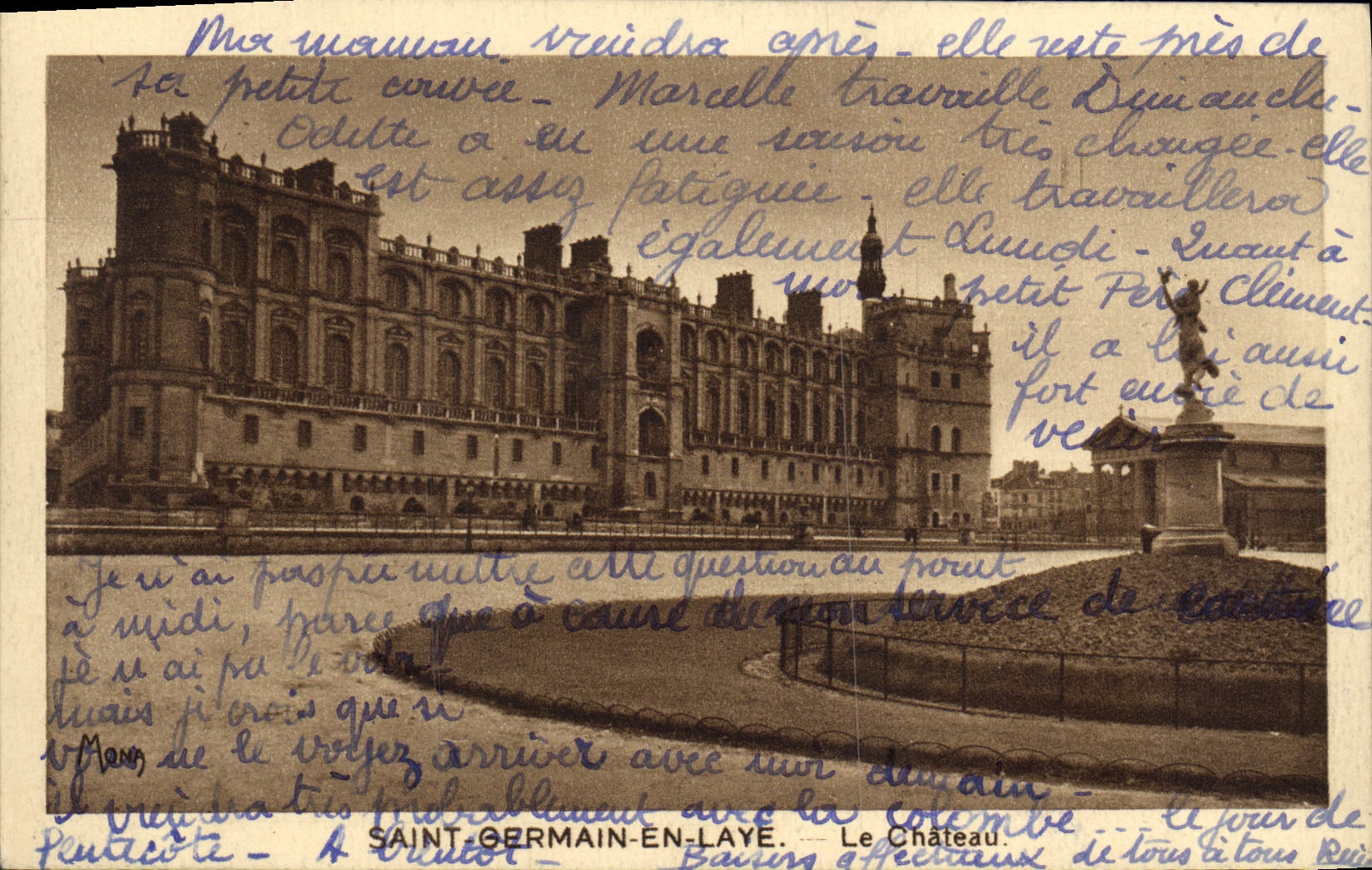Saint-Germain-en-Laye — Le Château — Éditeur : Éd. Monat, Paris