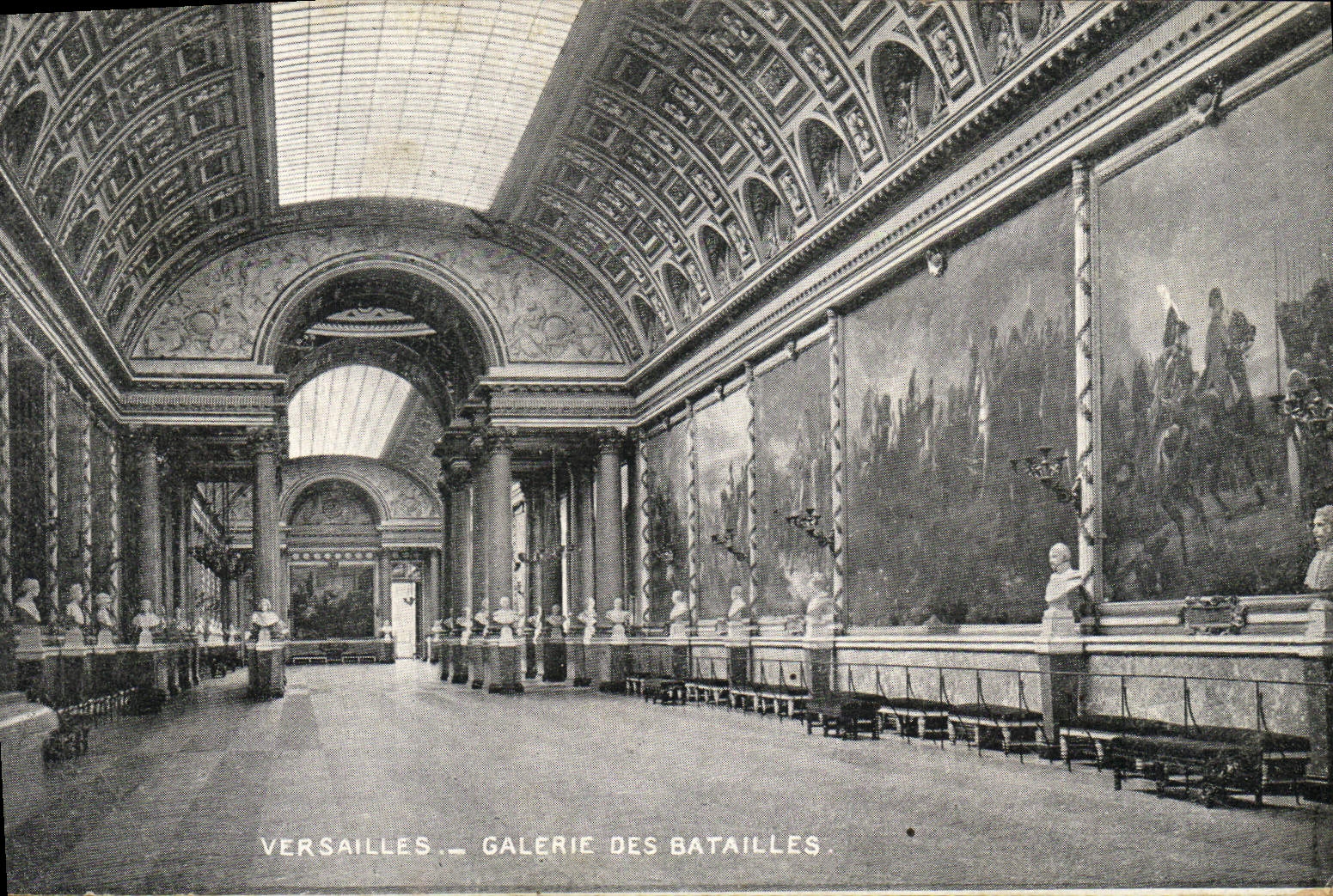 CPA Versailles Galerie Des Batailles