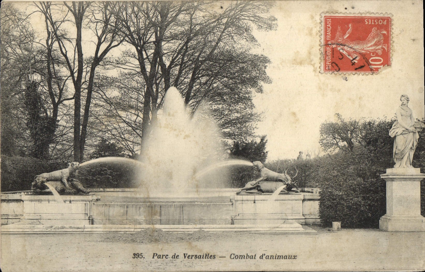 CPA Versailles Parc de Combat d'animaux