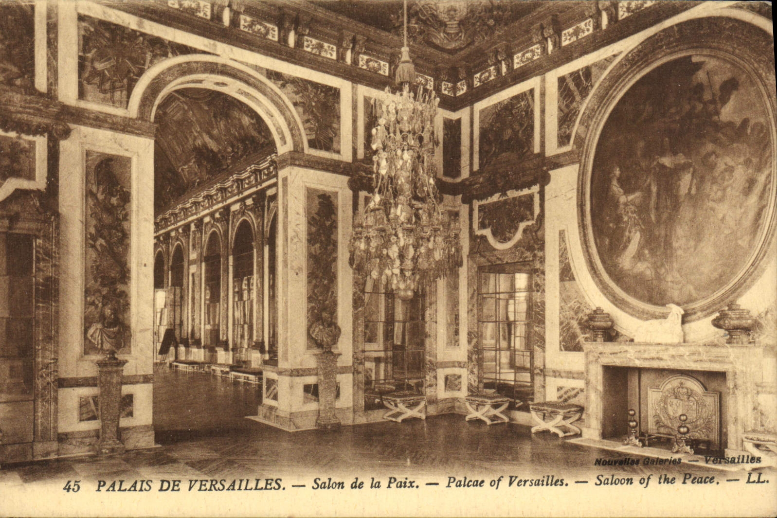 CPA Versailles Palais De Salon de la Paix