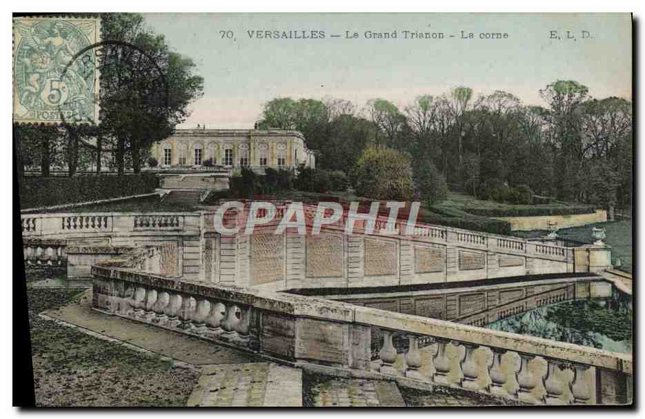 CPA Versailles Le Grand Trianon La Corne