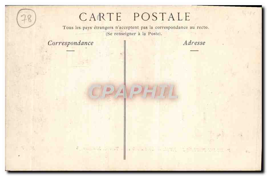 Parc du Petit Trianon — La Laiterie et la Tour — Verso
