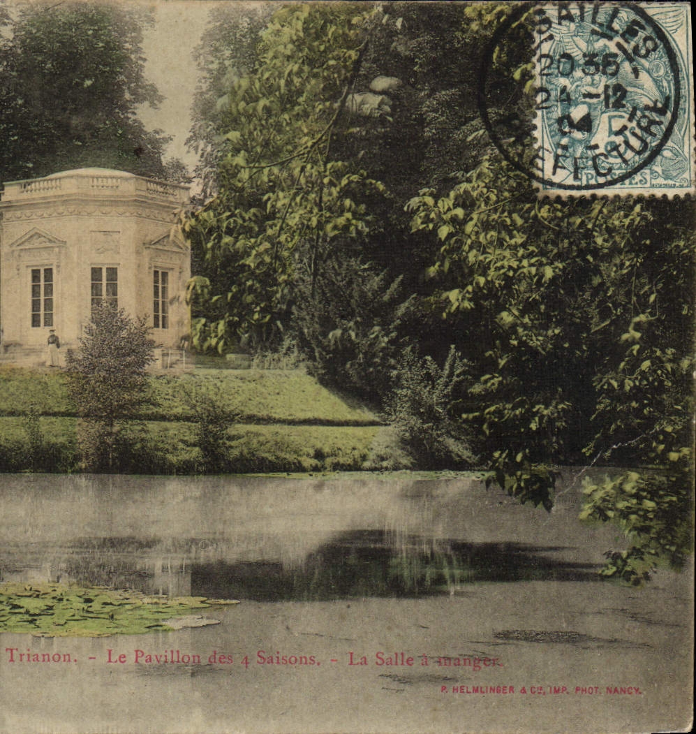 CPA Versailles Le Pavillon des 4 Saisons La salle a manger 