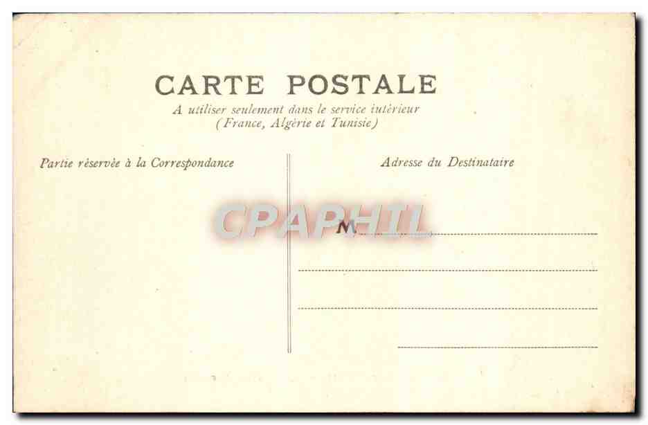CPA Montfermeil Le Chateau Franceville  — Back