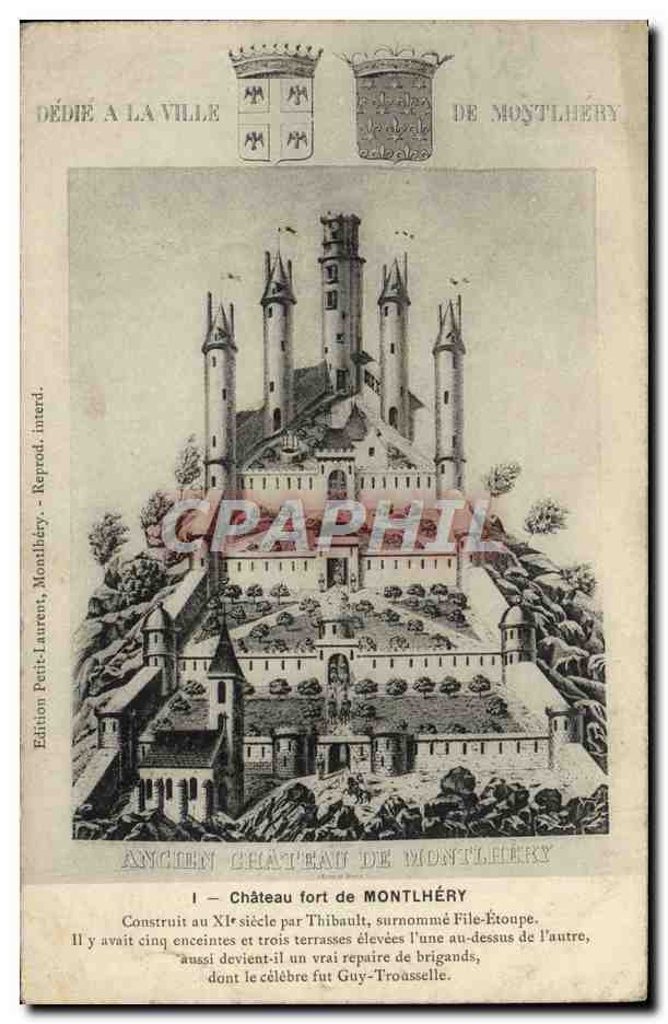 CPA Montlhery Chateau Fort 