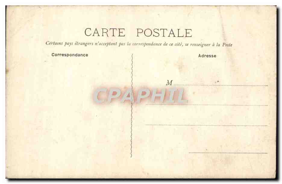 CPA Montlhery Chateau Fort  — Rückseite