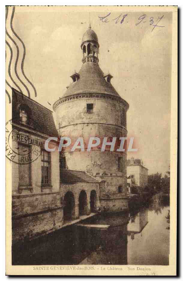 CPA Sainte Genevieve des Bois Le Chateau