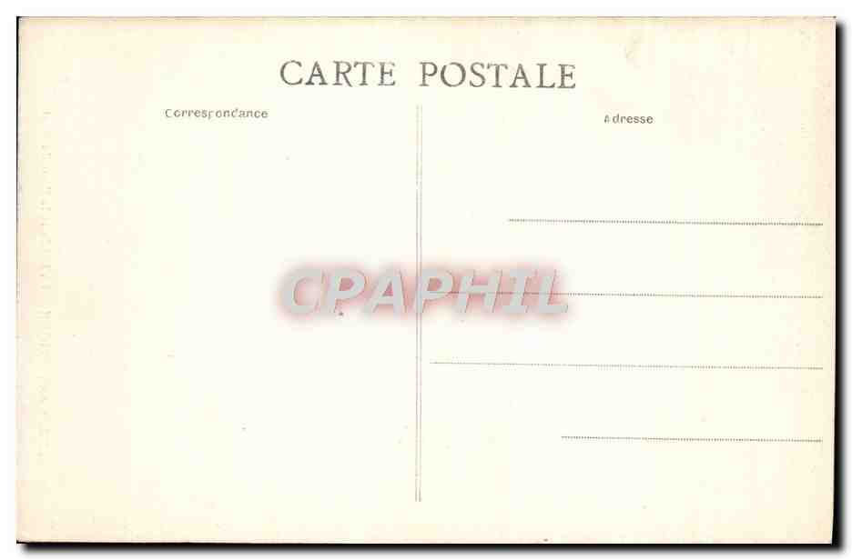 CPA Sevres Artistique La Grille et le Pont du Mail — Rückseite