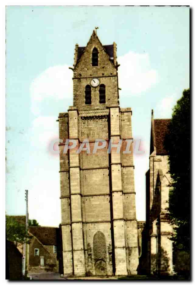 CPM Etampes Eglise Saint Martin La tour penchee