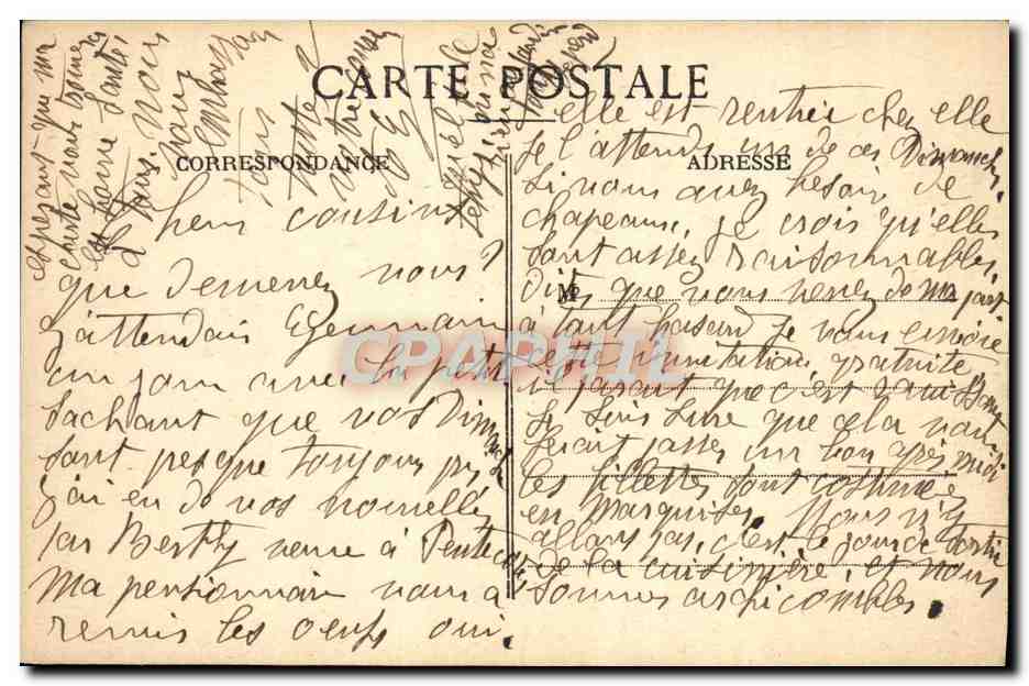 CPA Amities Australiennes Montlignon Australie — Back