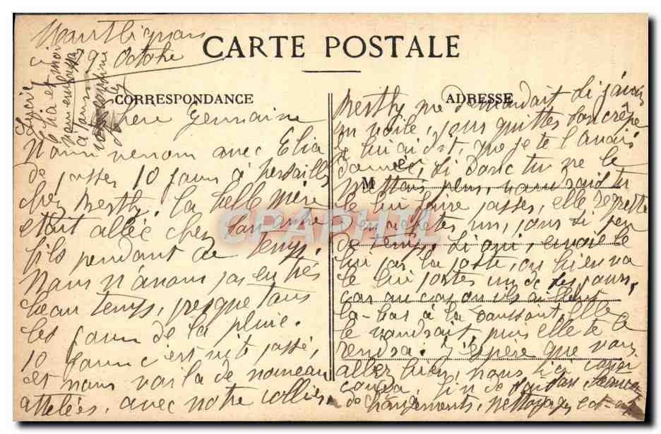 CPA Amities Australiennes a Montlignon Australie — Back