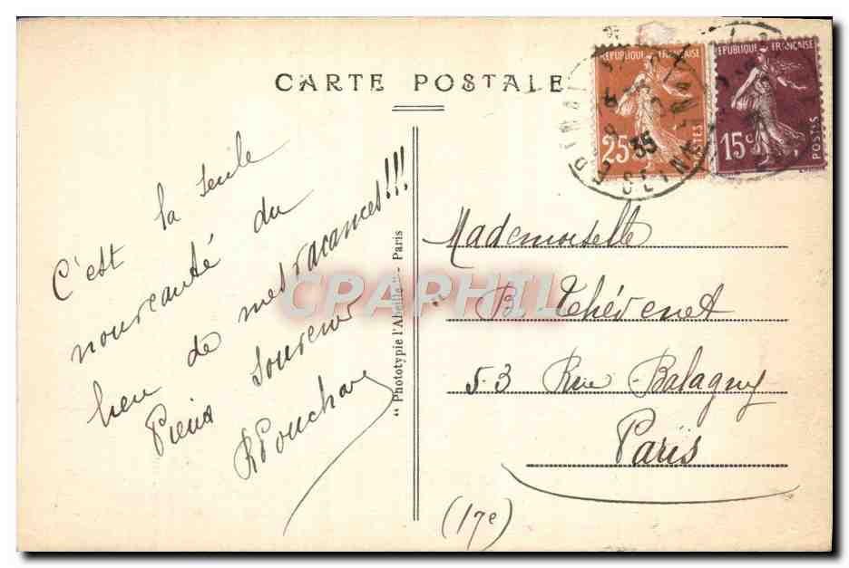 CPA Epinay sur Seine Notre Dame des Missions  — Rückseite