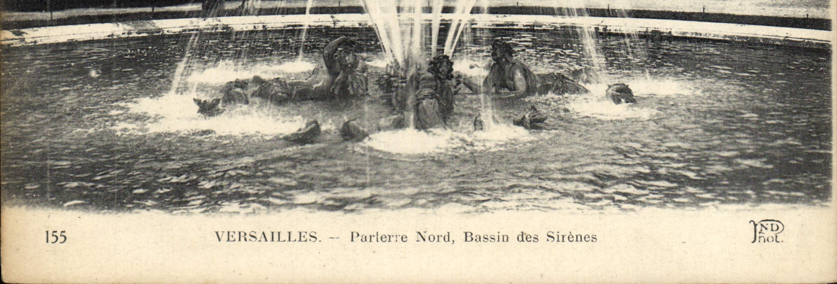 Versailles — Parterre Nord, Bassin des Sirènes — ND Phot.