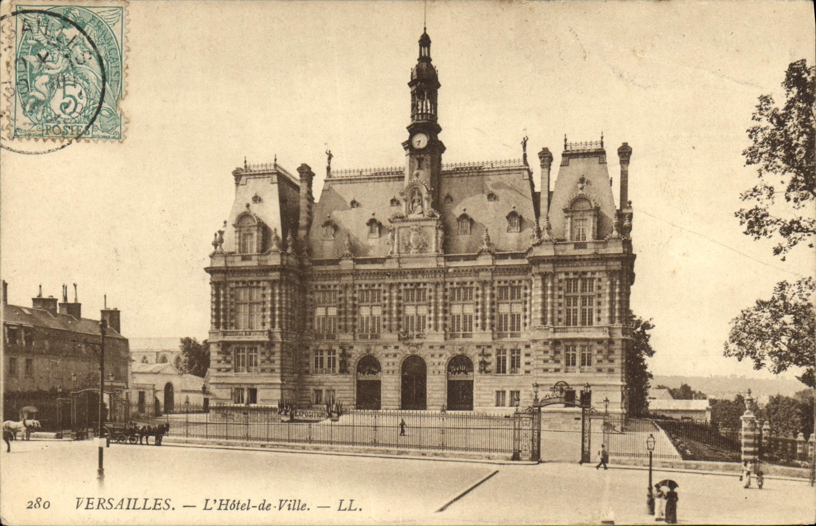 CPA Versailles L'Hotel de Ville 