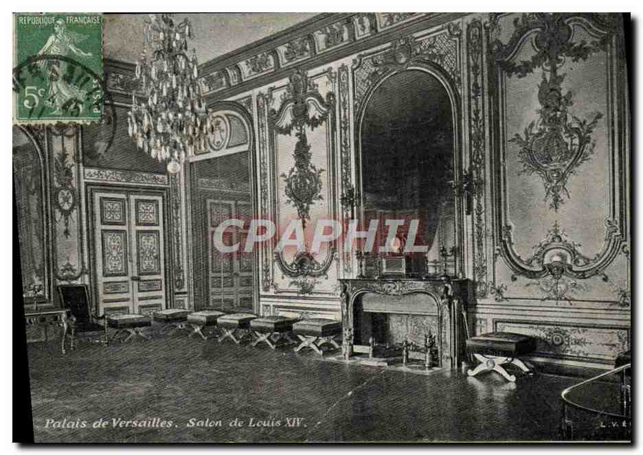 CPA Palais de Versailles Salon de Louis XIV