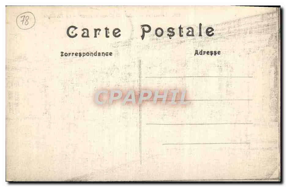 CPA Versailles Palais du Grand Trianon Le Peristyle  — Verso