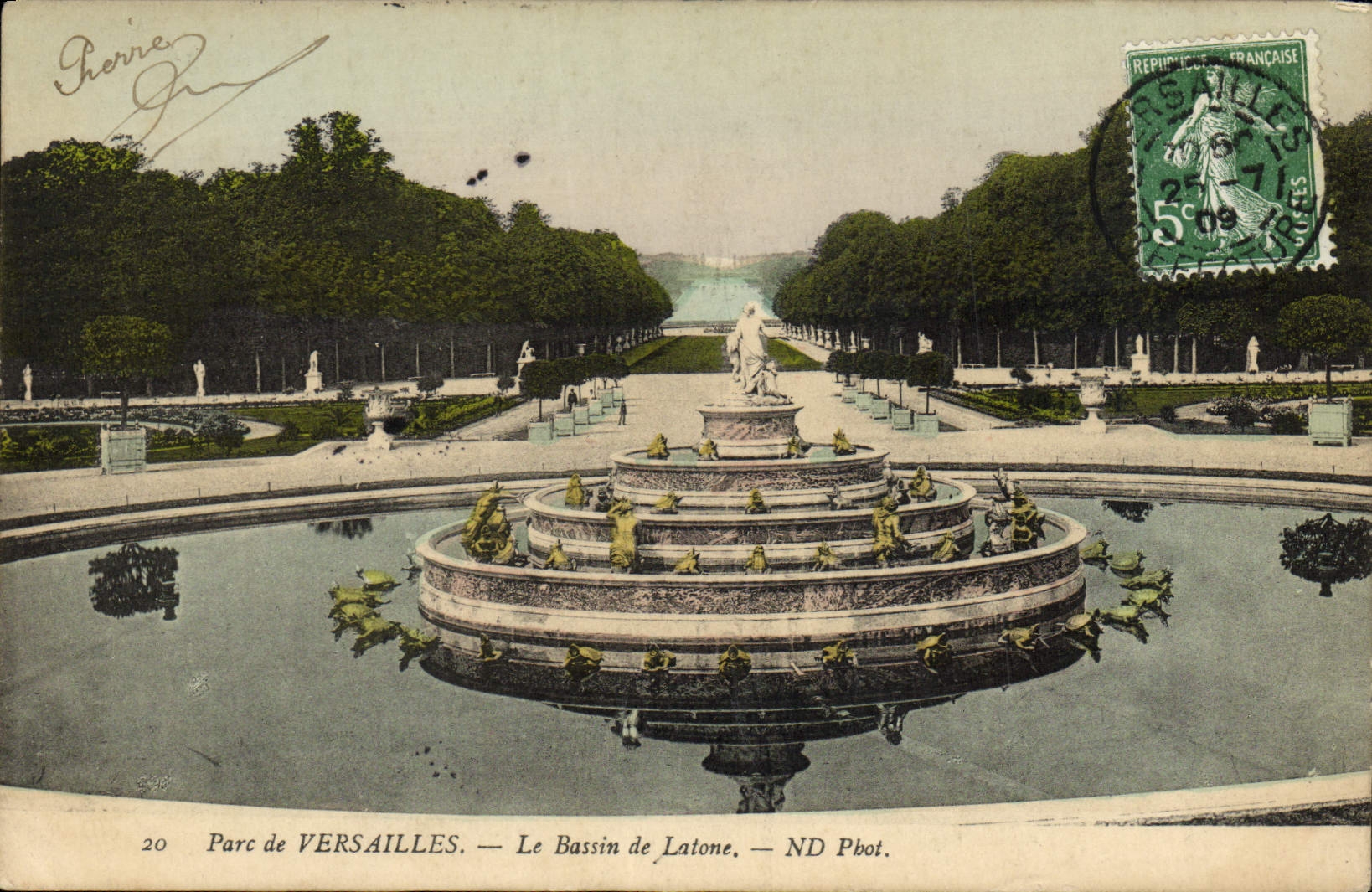 CPA Parc de Versailles Le Bassin de Latone 