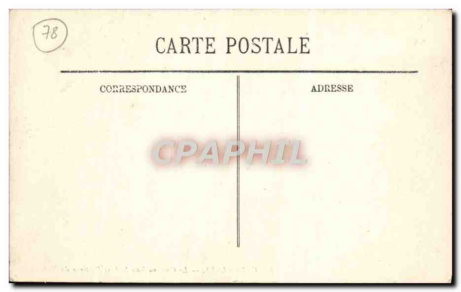 Versailles — Le Château (côté Sud) et Parterre du Midi — LL. n° 362 — Rückseite