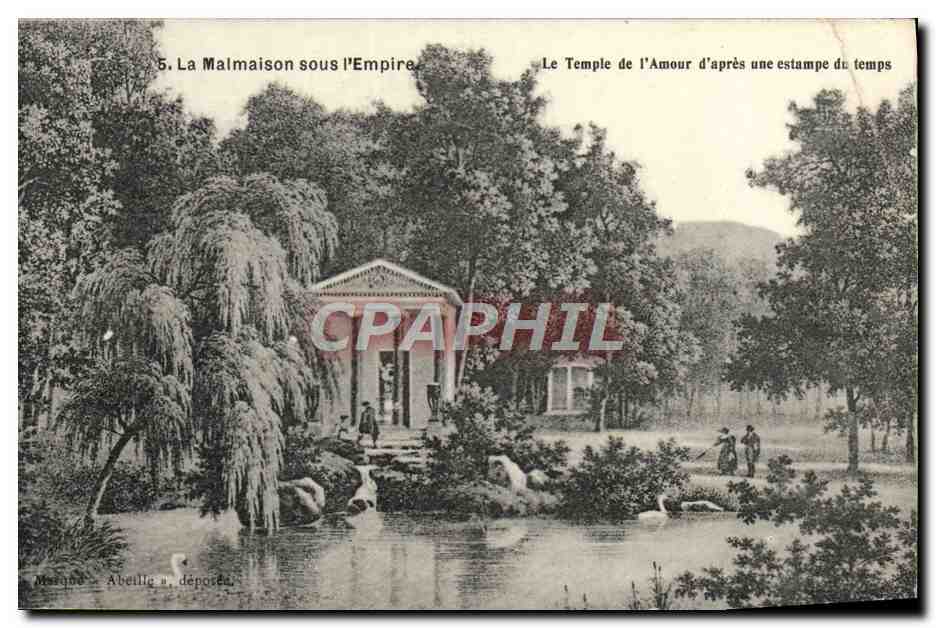 CPA La Malmaison sous l'Empire Le temple de l'amour d'apres unes estampe du temps 
