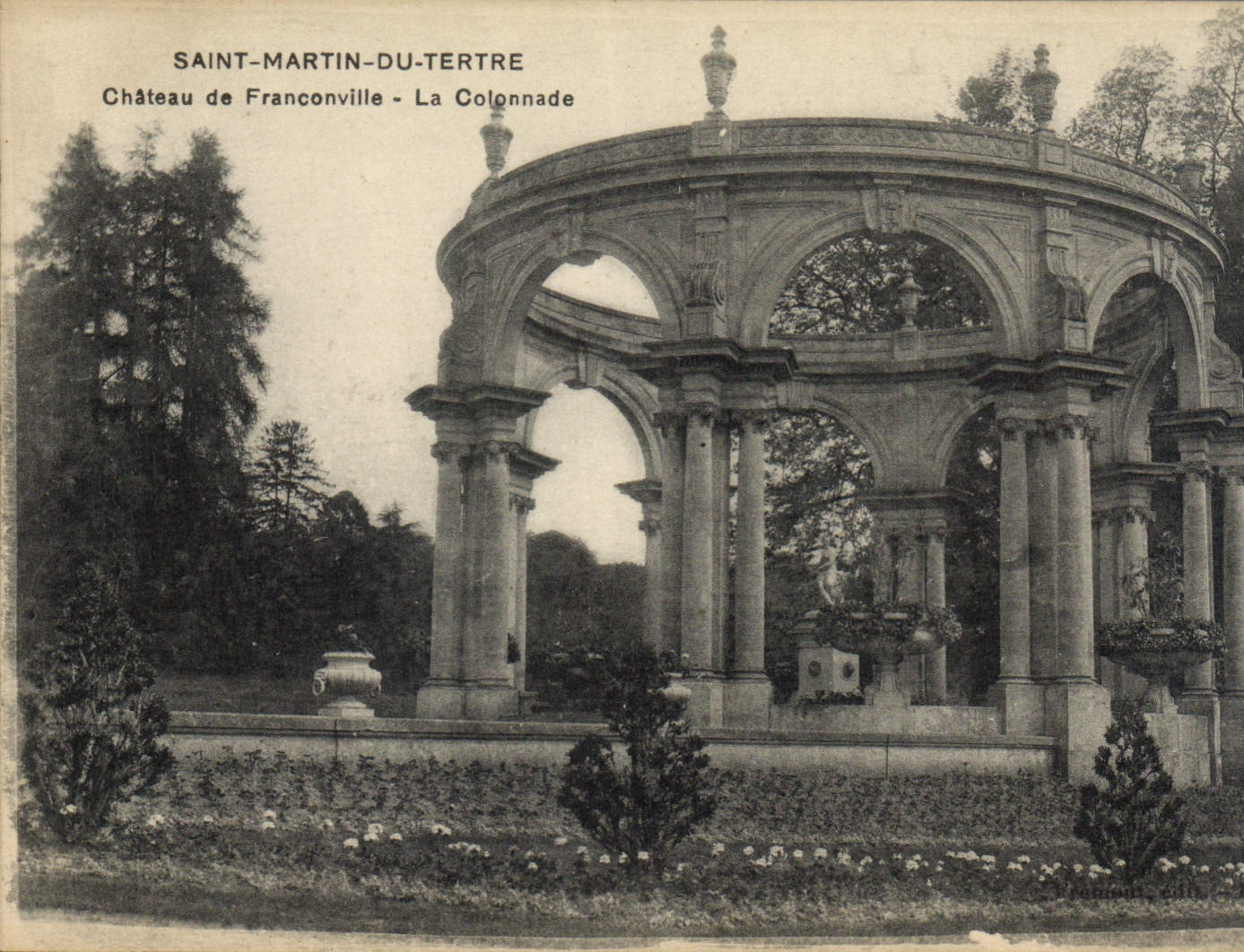 CPA Saint Martin du Tertre Chateau de Franconville La Colonnade 