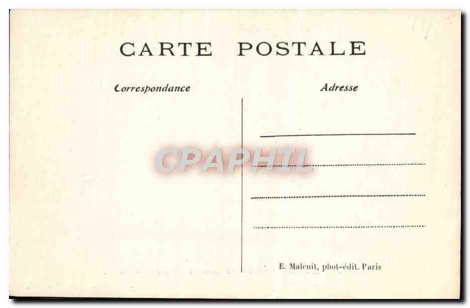CPA Sevres Place du Parc et les Jardins  — Rückseite