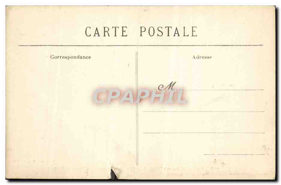 Vintage Postcard Saint Leger en Yvelines Chateau des Bruyeres Dans le Parc — Back