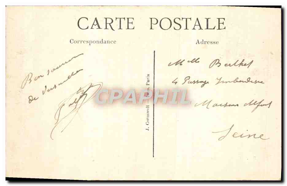 Versailles - Palais du Grand Trianon - La Chambre de Napoléon Ier — LIP — Verso
