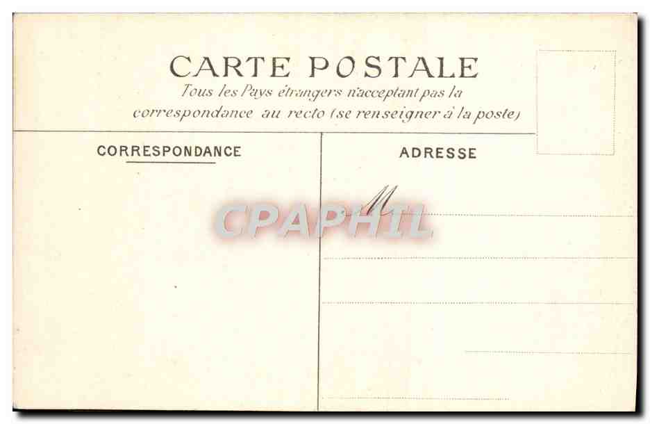 CPA Saint Cloud Le Chateau Galerie d'Apollon — Rückseite