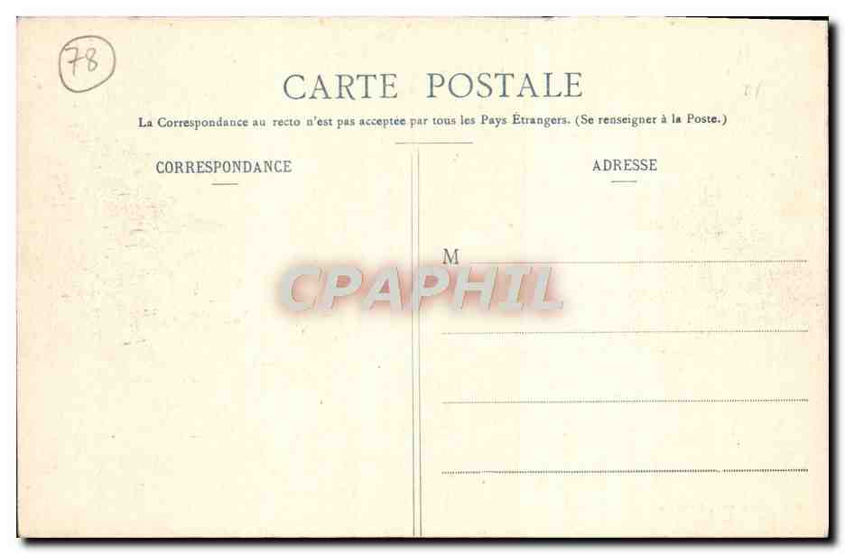 CPA Versailles Salle du Jeu de Paume  — Verso