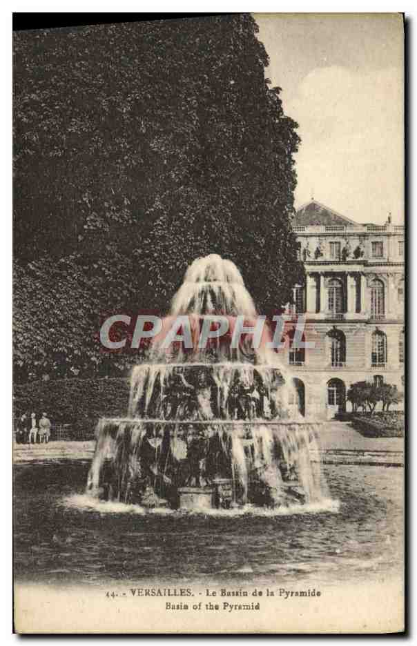 CPA Versailles Le Bassin de la Pyramide 