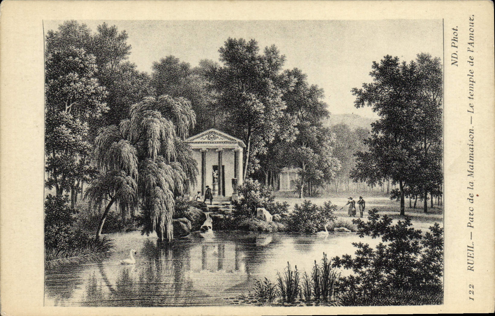 CPA Rueil Parc de la Malmaison Le temple de l'Amour