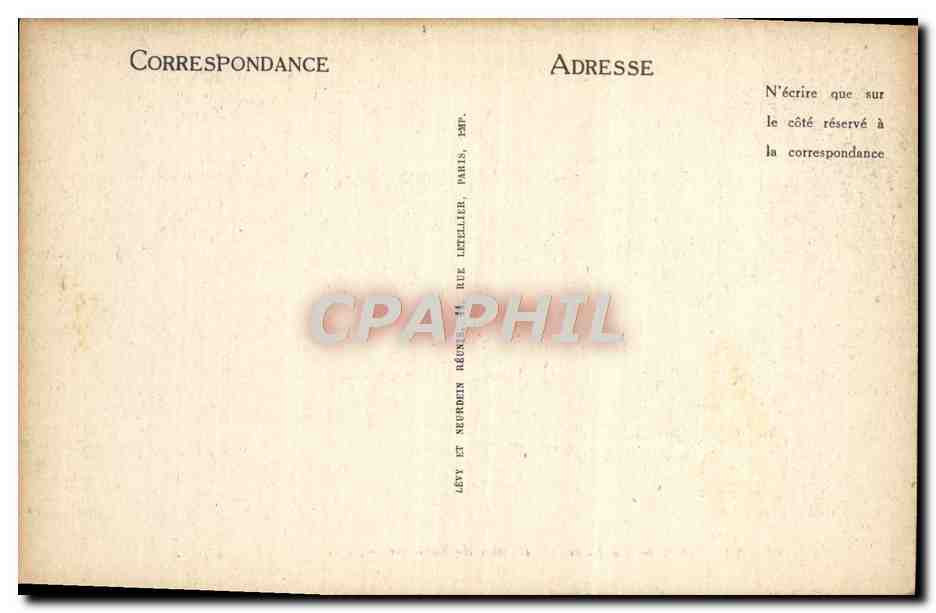 CPA Versailles Le Parc Bassin de Saturne  — Verso