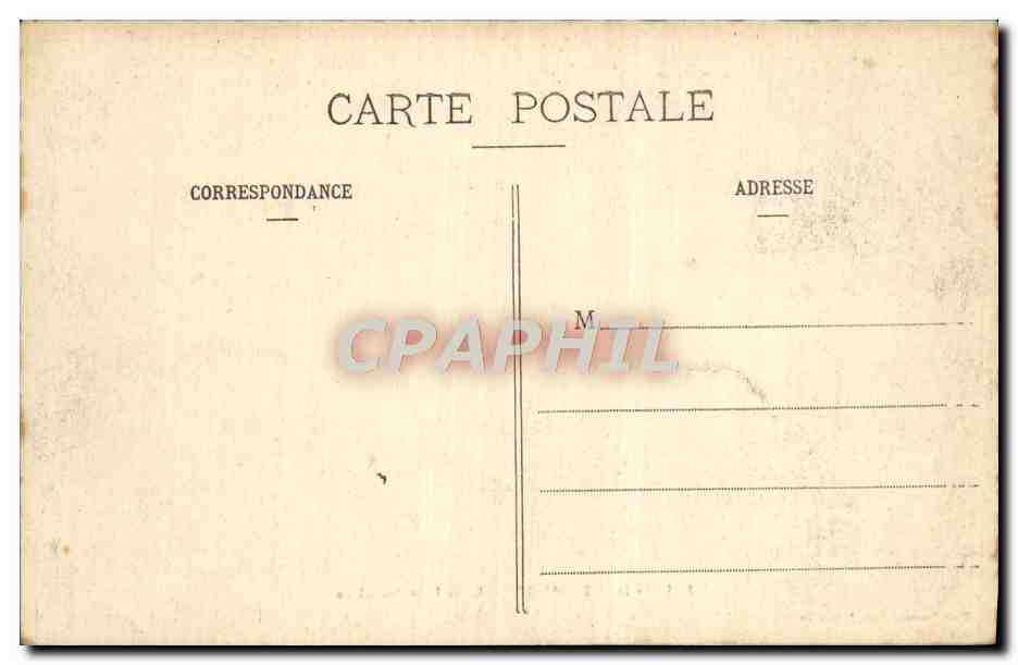 CPA Palais de Versailles La Galerie des Glaces  — Verso