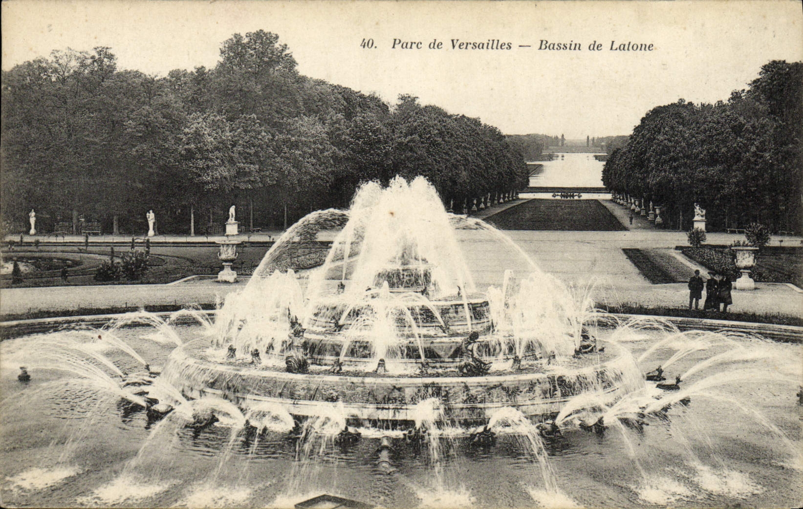 CPA Parc de Versailles Bassin de Latone 