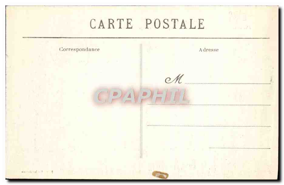 Montfort-l'Amaury — Ábside de la iglesia iniciada por Amaury I (siglo XI) — Ed. H. Huchet, París — Reverso