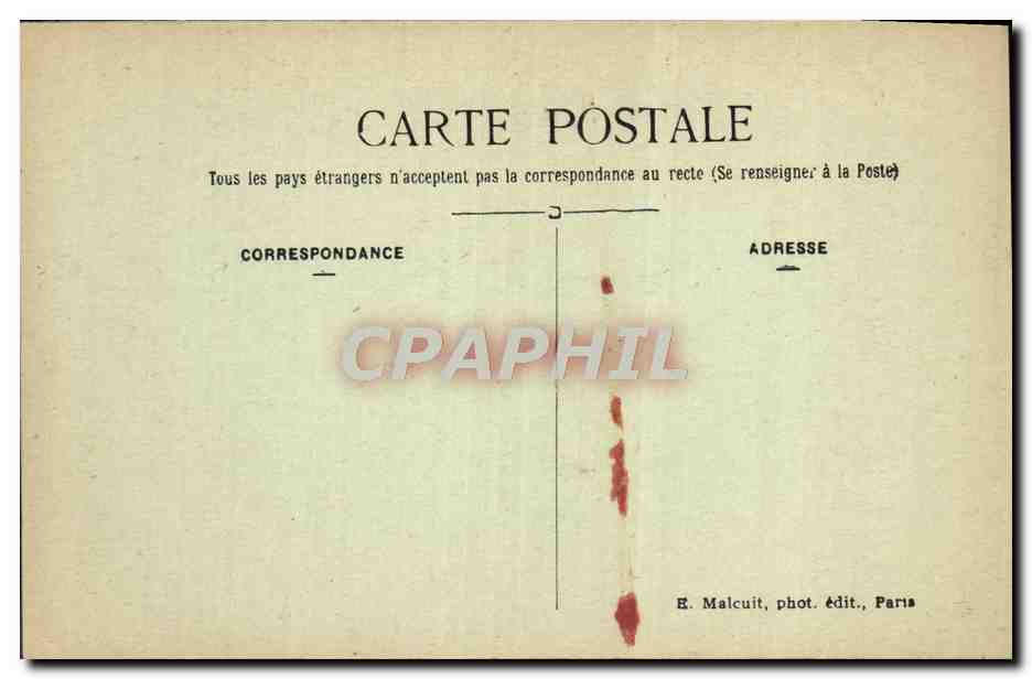Vincennes — Le Vieux Fort, sortie sur le Bois — E.M. n°4519 — Reverso