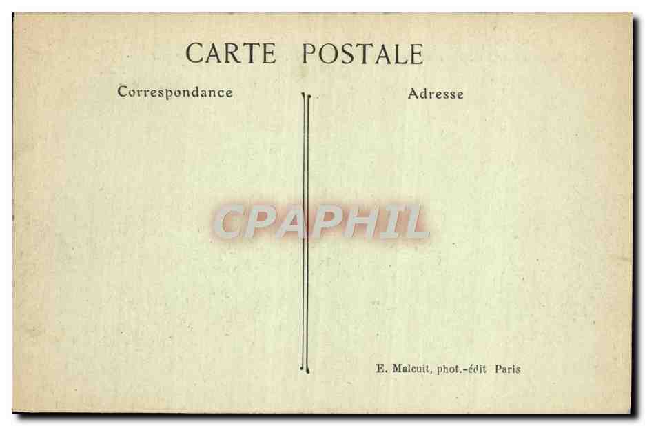 Vincennes — Le Château, Ancienne Résidence Royale — Intérieur du Fort. Le Pavillon de la Reine et la Tour de la Forêt — Vue générale sur le Polygone — E.M. — n° 4576 — Reverso