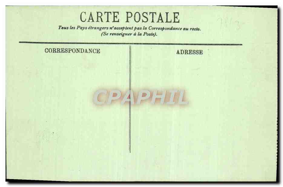 CPA Saint Germain en Laye La Route des Loges Soldats — Verso