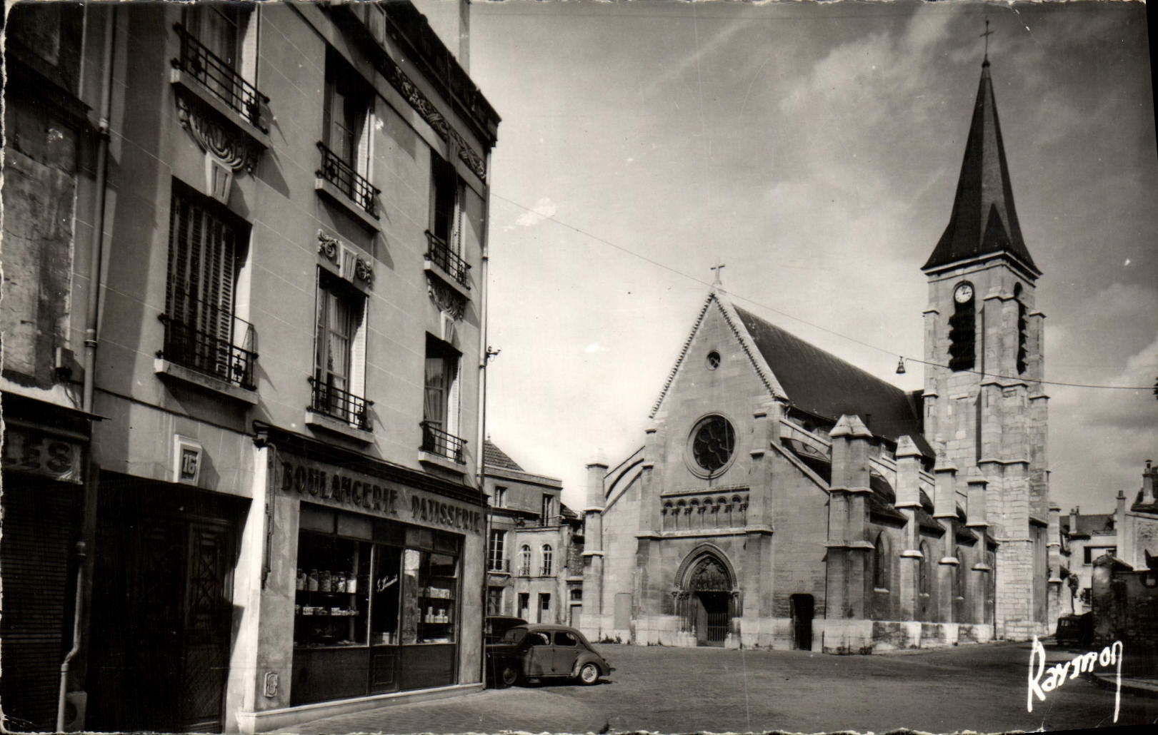 CPM Bagneux L'Eglise Boulangerie Patisserie