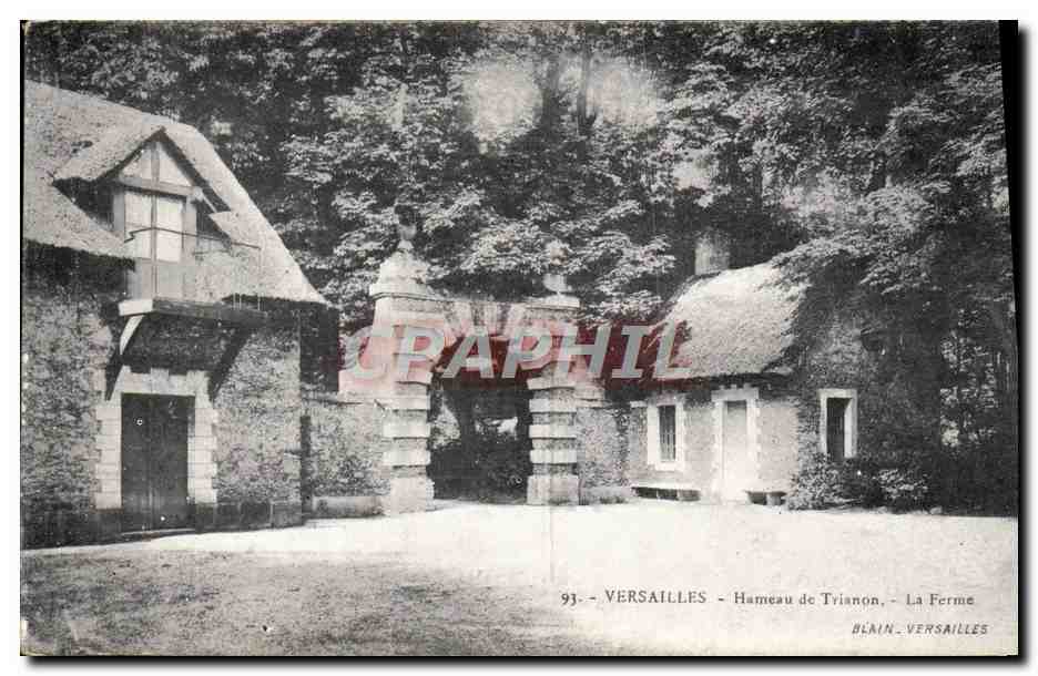CPA Versailles Hameau de Trianon La Ferme 