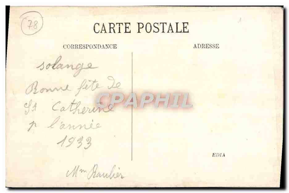 Parc de Versailles — Bassin de Neptune — Édita, n° 52 — Reverso