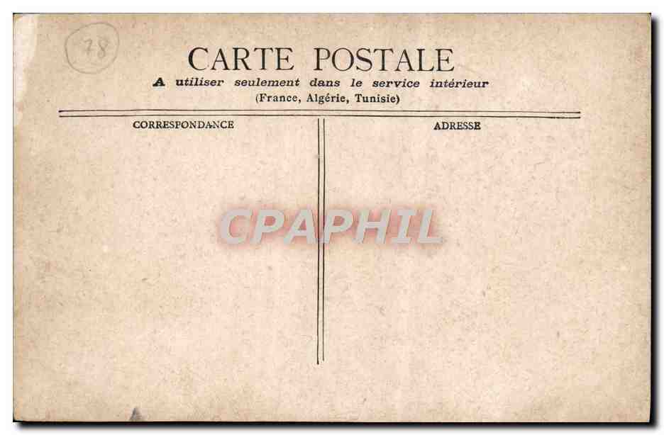 CPA Versailles Le parc — Verso