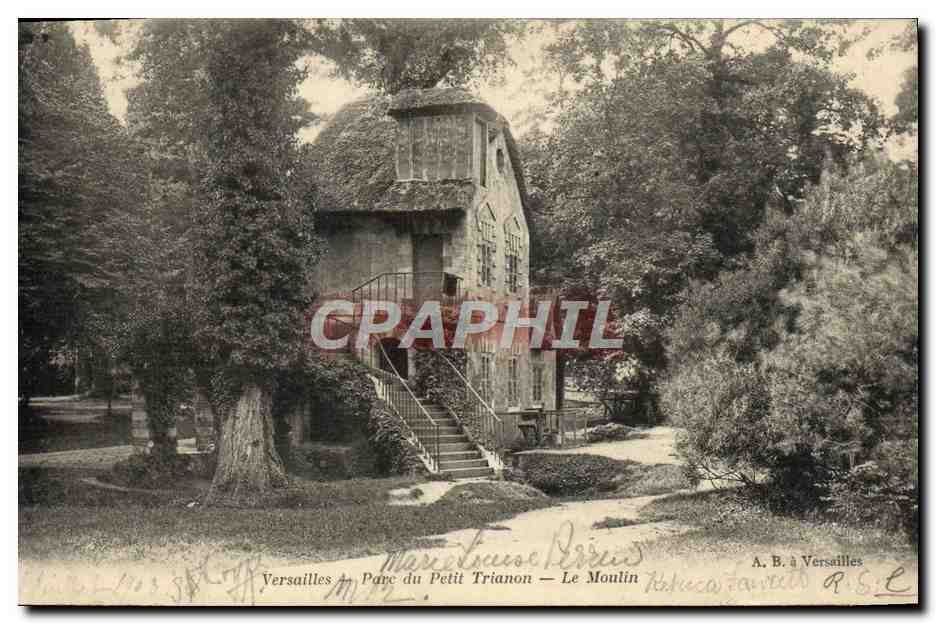CPA Versailles Parc du Petit Trianon Le Moulin