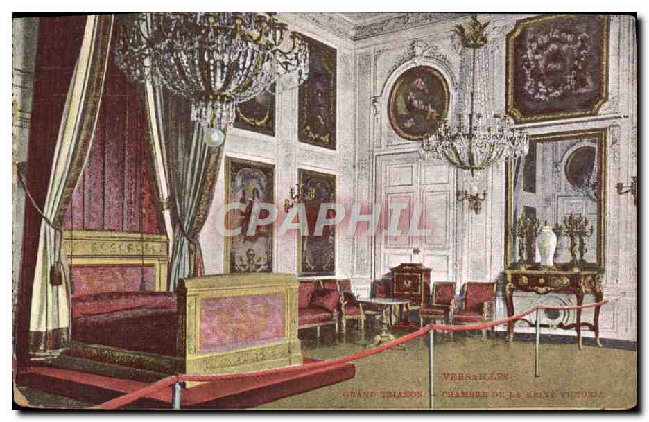 Versailles — Grand Trianon, Chambre de la Reine Victoria — éditeur non identifié